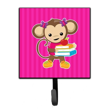 Carolines Treasures Monkey & School Books Leash or Key Holder BB7018SH4